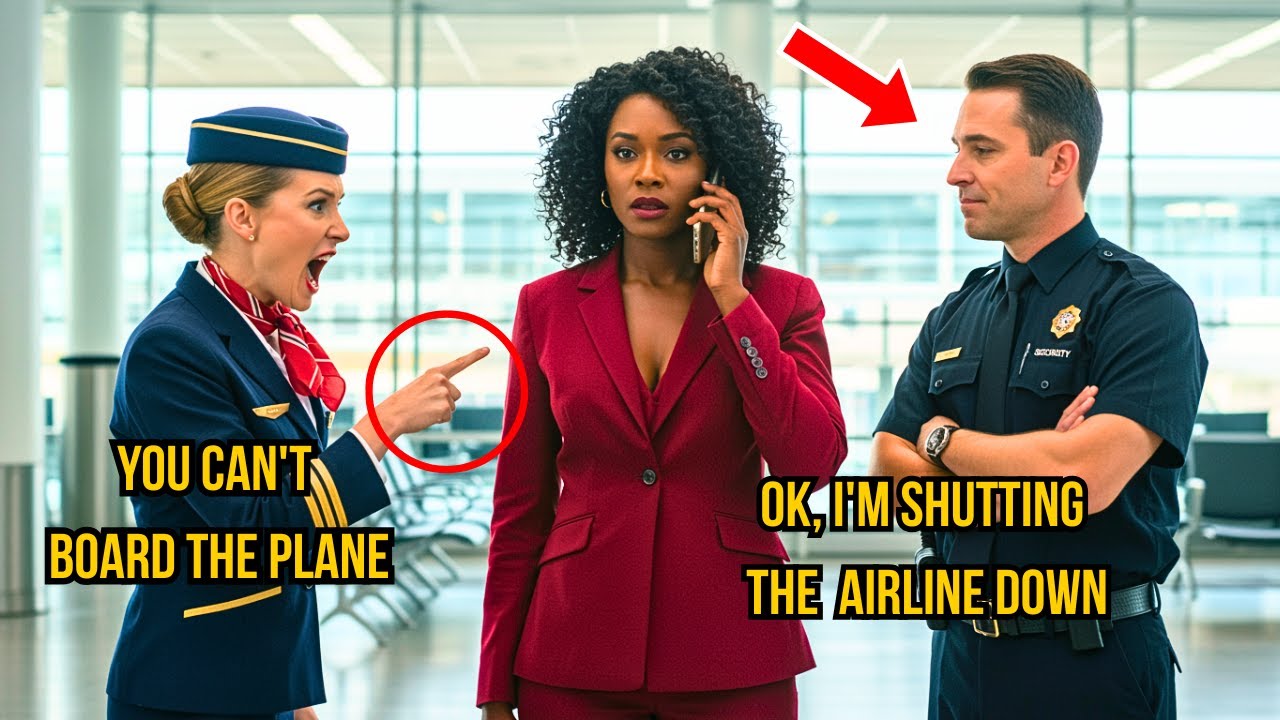 Black CEO Denied Boarding First Class, One Call Later- She Shuts Down the Airline.
