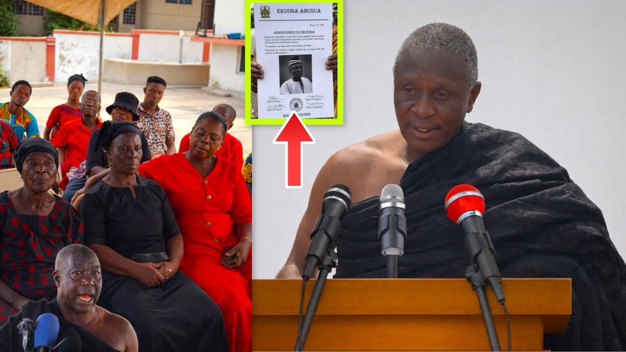Break Abusuapanin Tupac Hold hot 🔥 press Conference against Paakoso Ekuona Akosua over removal