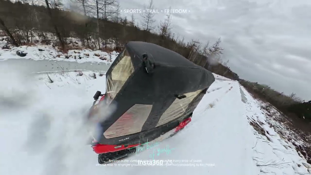 there was ice on the trails today
