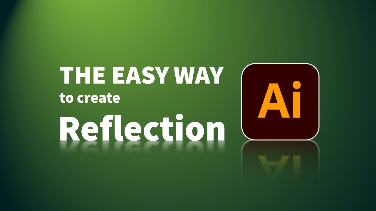 How to create reflection shadow in Adobe Illustrator