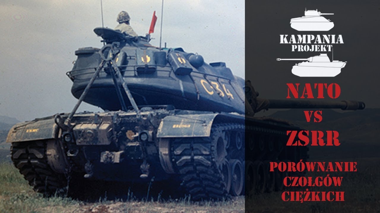 NATO vs ZSRR! Porównanie czołgów ciężkich!