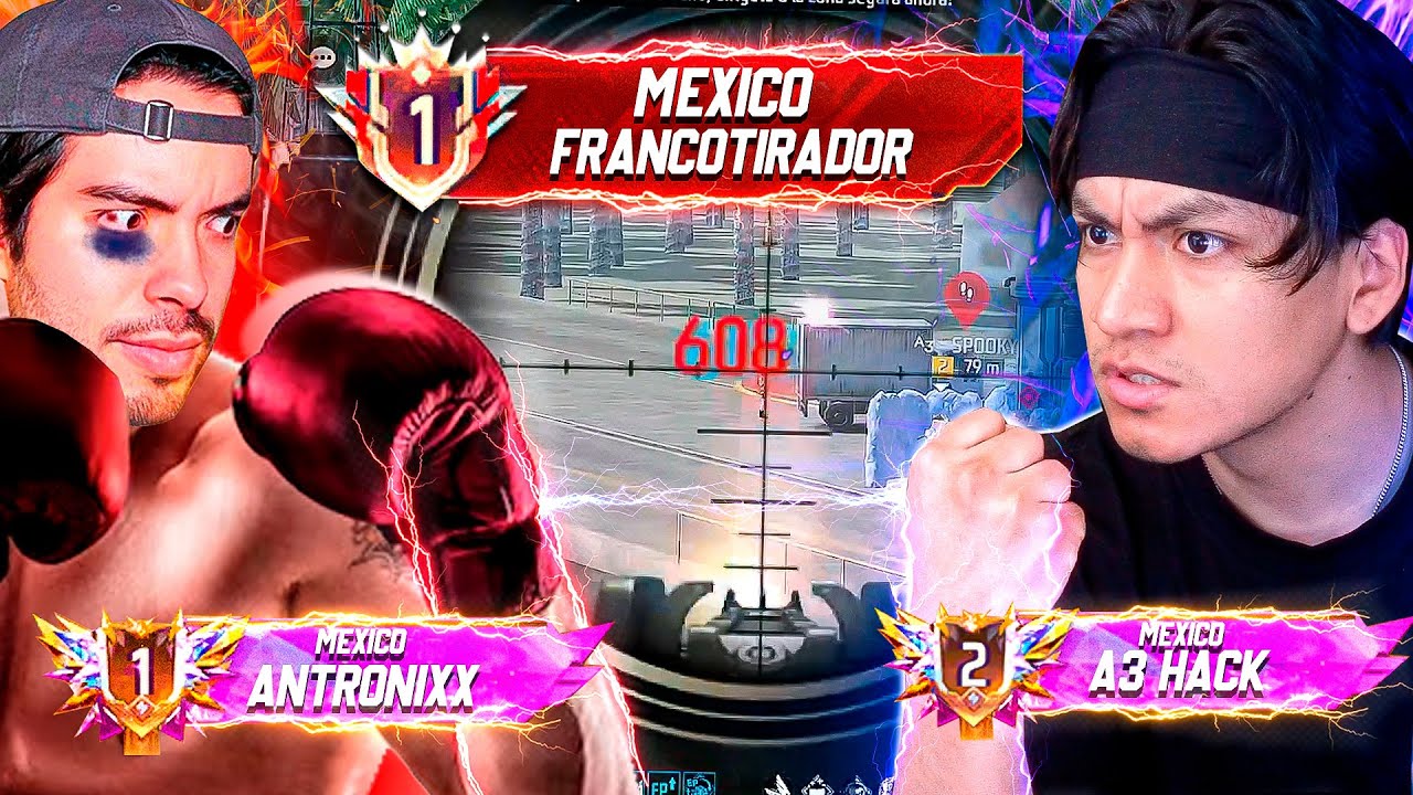 ¡Me enfrenté 1 VS 1 contra el VETERANO MÁS TEMIDO con FRANCOTIRADOR en Free Fire MAX! 😱🔥