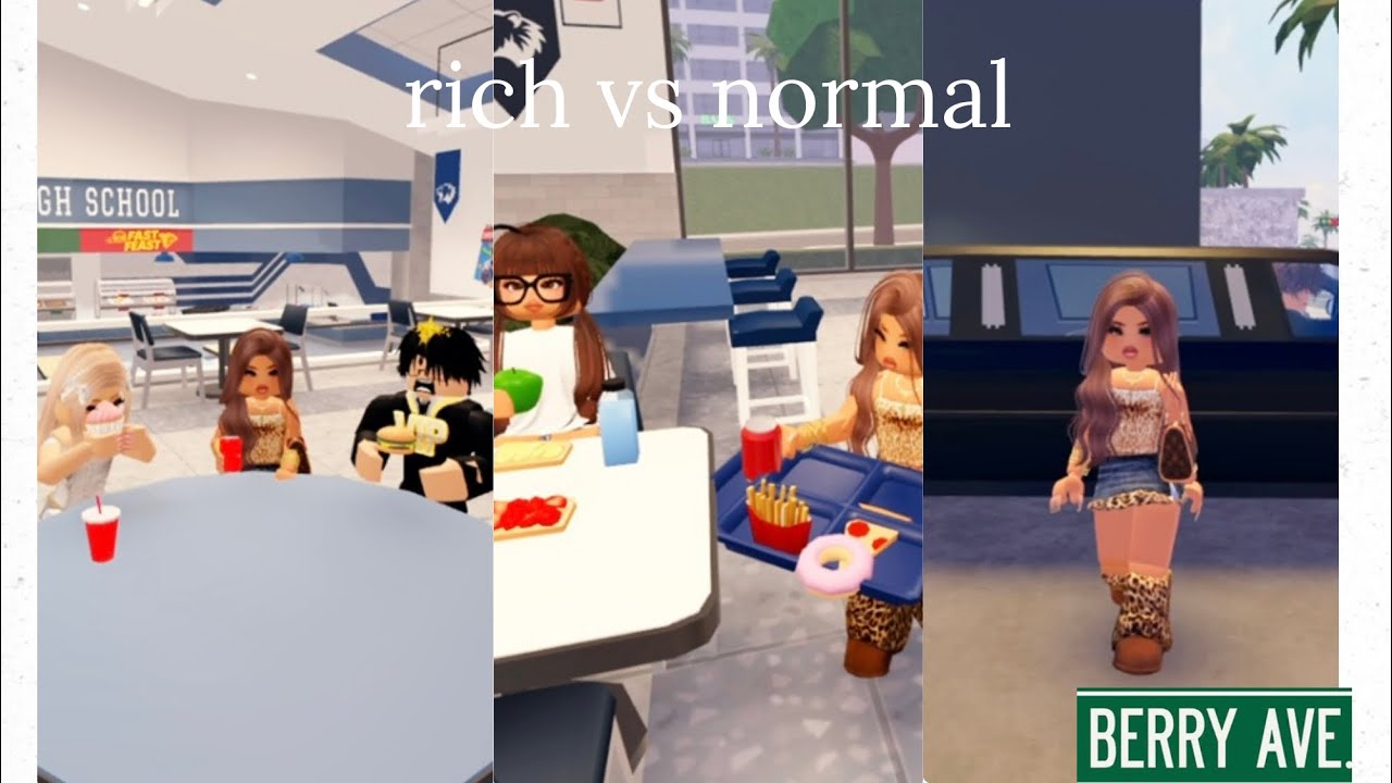 Rich VS normal BARRY AVENUE FUN MOVIE VOICED ROLE-PLAY ￼￼