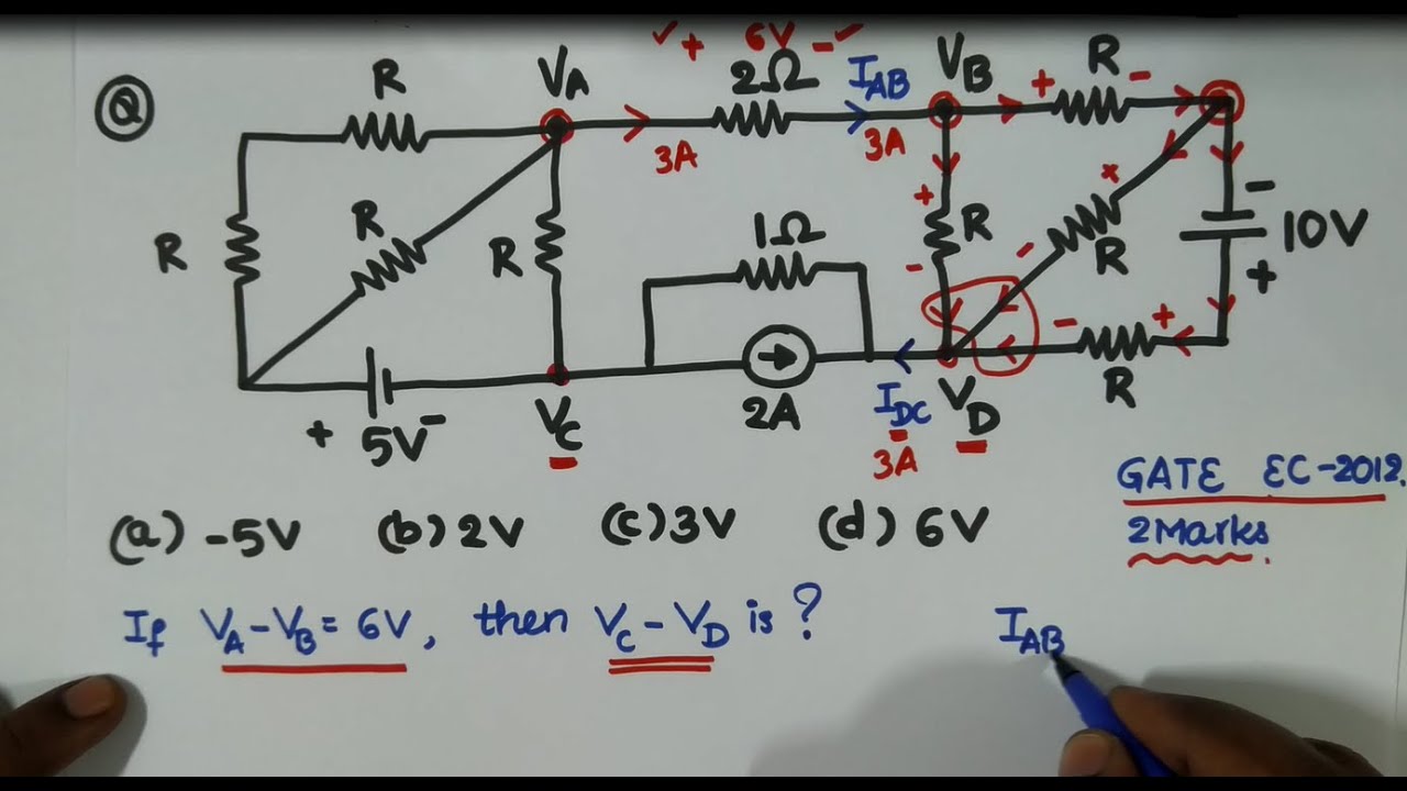 Network Theory - GATE 2012 EC Solved Problem