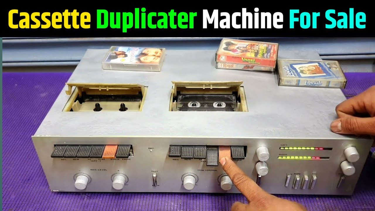 Audio Cassette Recording Machine For Sale । Cassette Dubbing Machine । Contect 9425634777