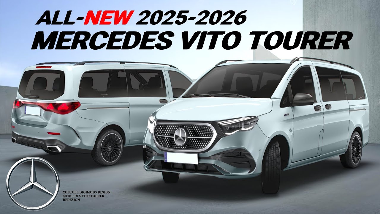 ALL NEW MERCEDES-BENZ VITO TOURER 2025-2026? REDESIGN | Digimods DESIGN |
