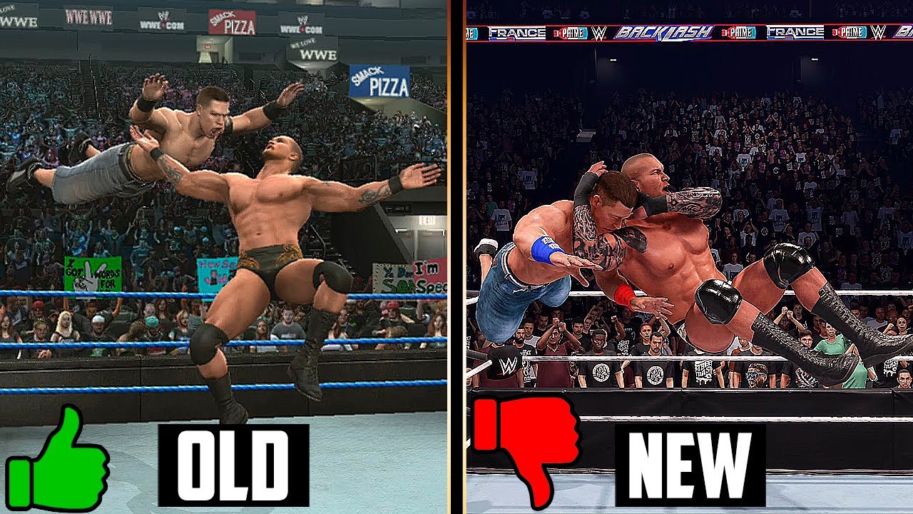 25 Best OLD Vs. NEW Finisher Animations !!! (Which is Better - Old WWE Games vs WWE 2K24)