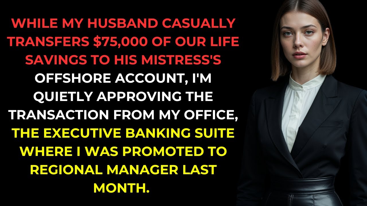 Caught My Husband Transferring Our Life Savings to His Mistress—His Face When I Revealed I'm His New