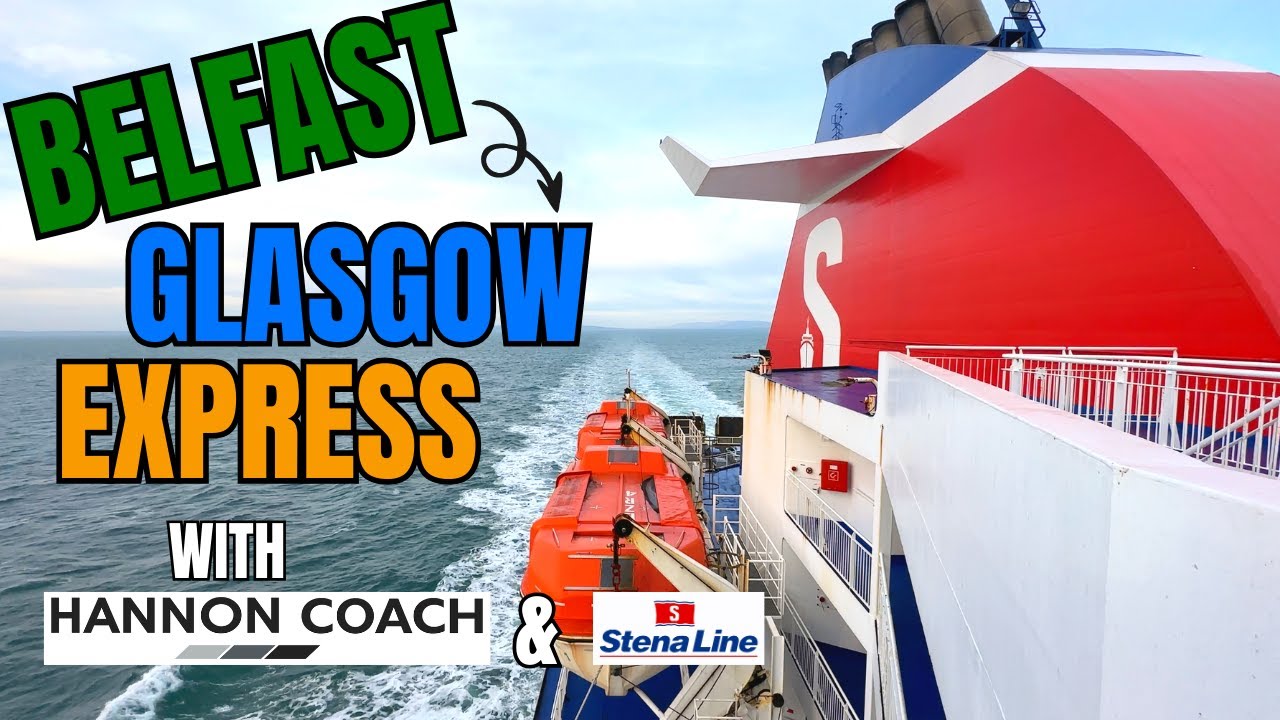 Belfast To Glasgow NON-STOP Coach & Stena Line With Hannon Coach | I'll Never Go Back To Flying!