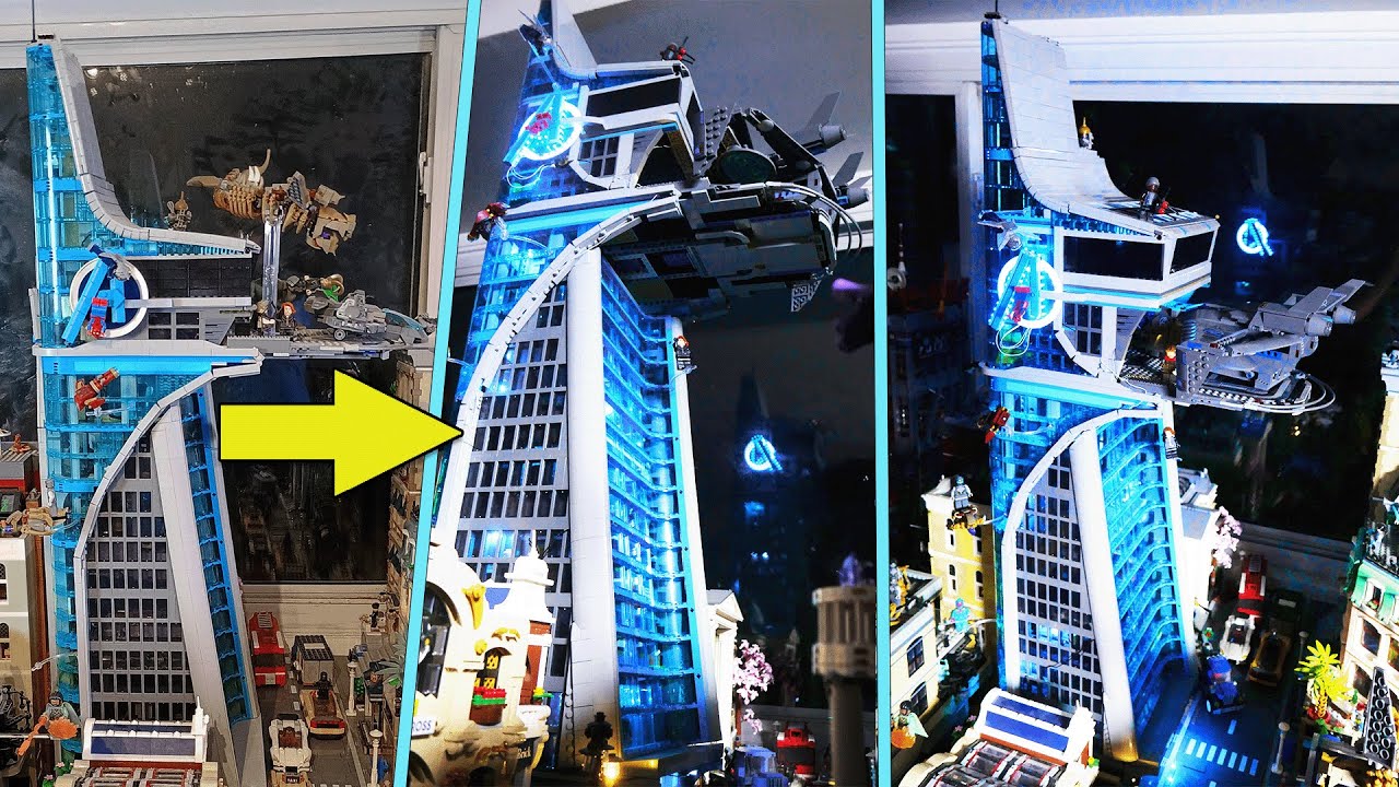 LEGO Marvel Avengers Tower (76269) Расширение MOC ОБНОВЛЕНИЕ!