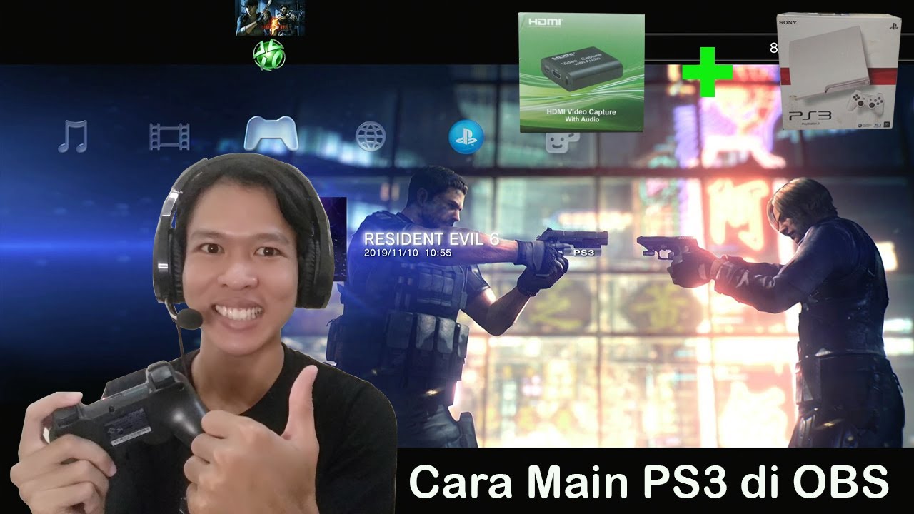 Cara Merekam Gameplay Playstation 3 di OBS Studio untuk Live Streaming atau Bahan Pembuatan Konten