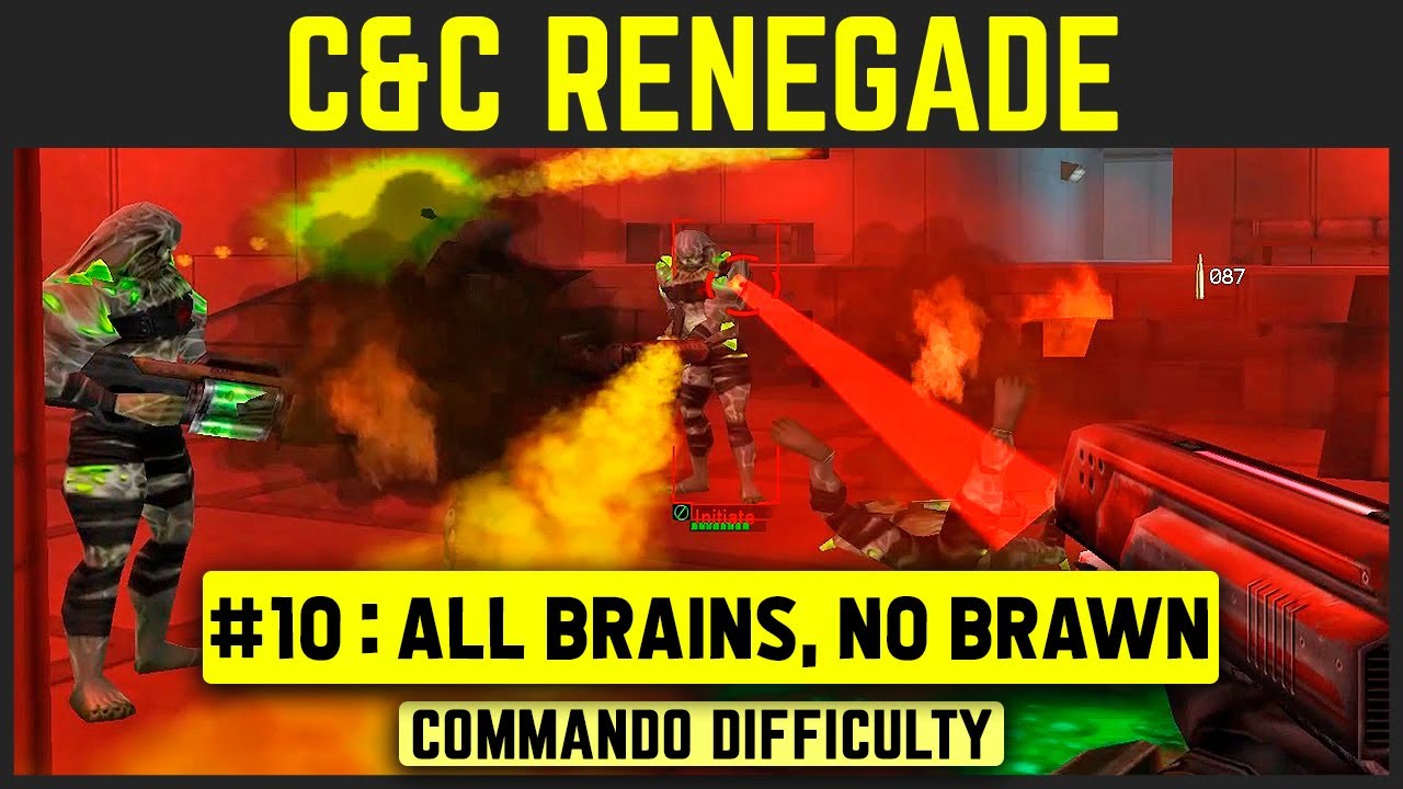 Command & Conquer: Renegade - Mission 10 - All Brains No Brawn [Commando Difficulty] 1080p