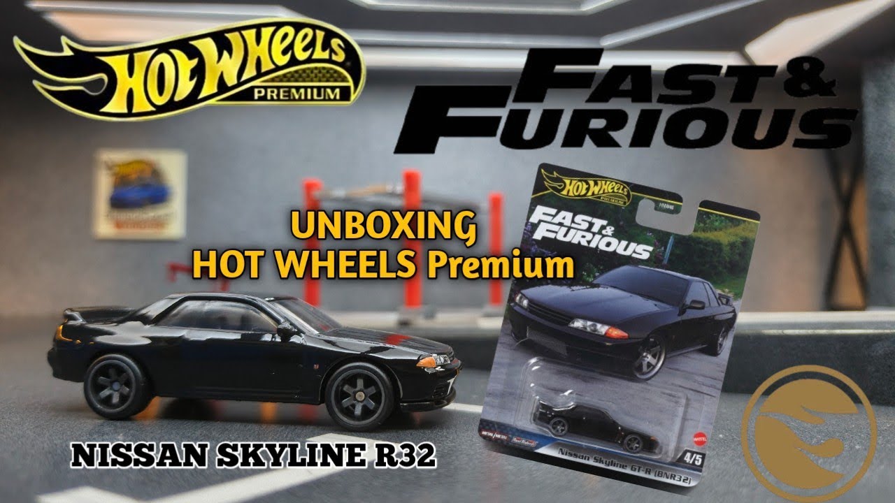 NISSAN SKYLINE R32 STREET RACE || FAST AND FURIOUS ||UNBOXING HOT WHEELS PREMIUM