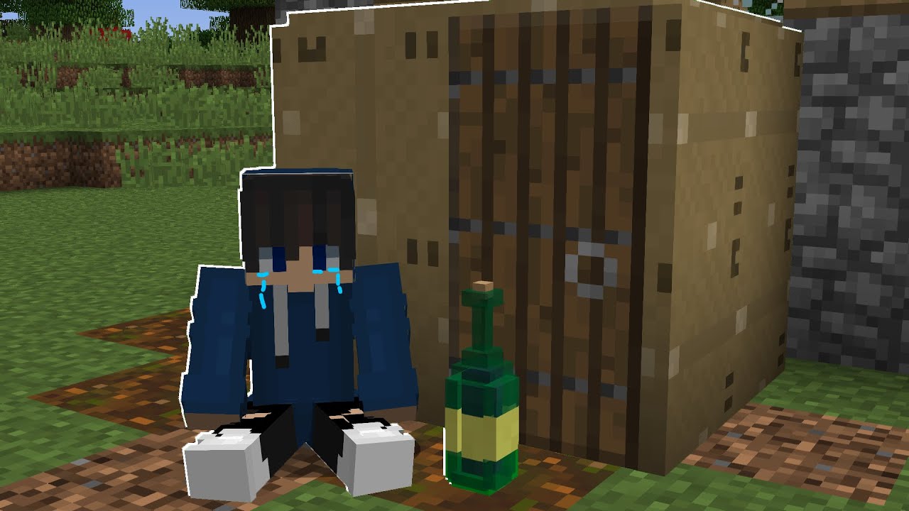 😭Qishloq Bomj Hayoti | Minecraft Uzbekcha