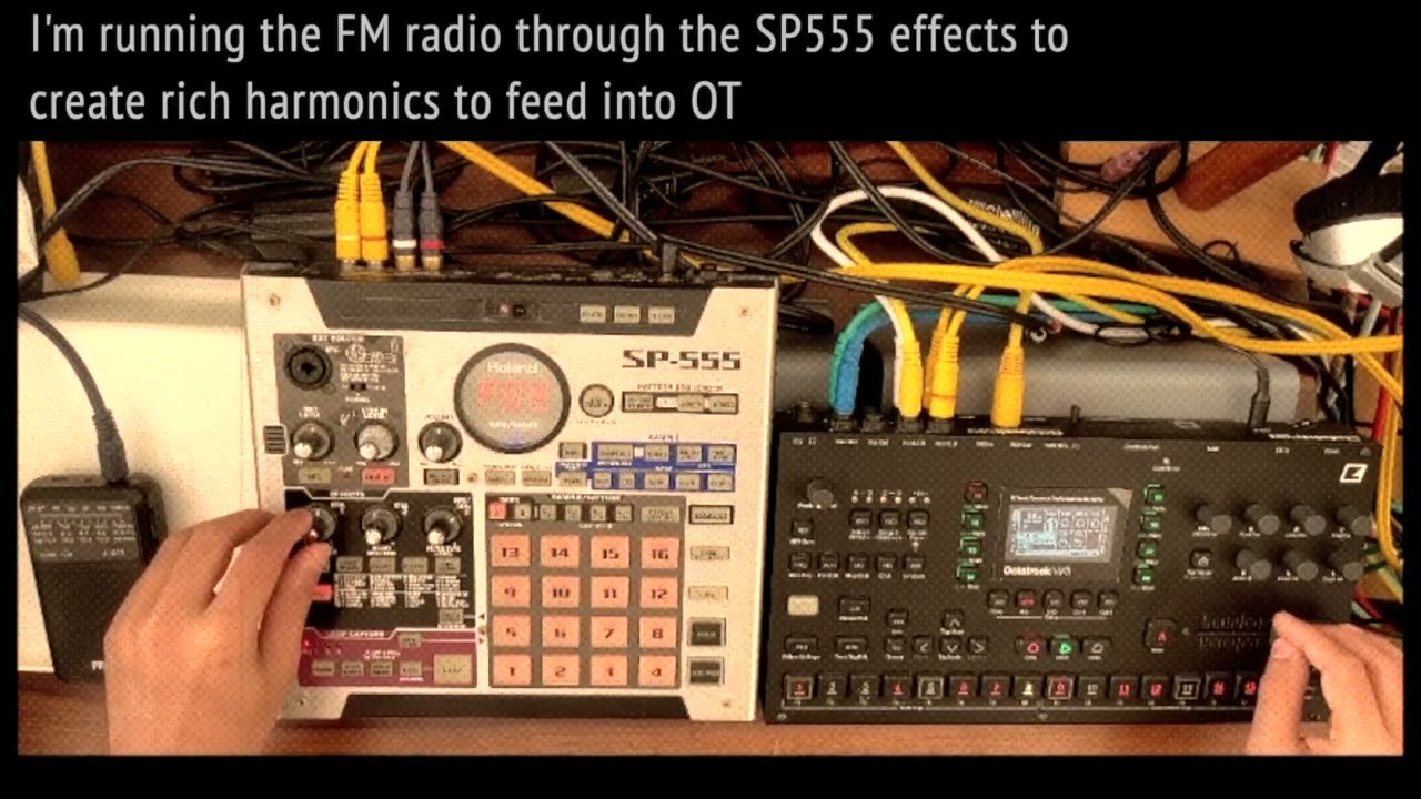Elektron Octatrack Live Resampling FM Radio - This will blow your mind!