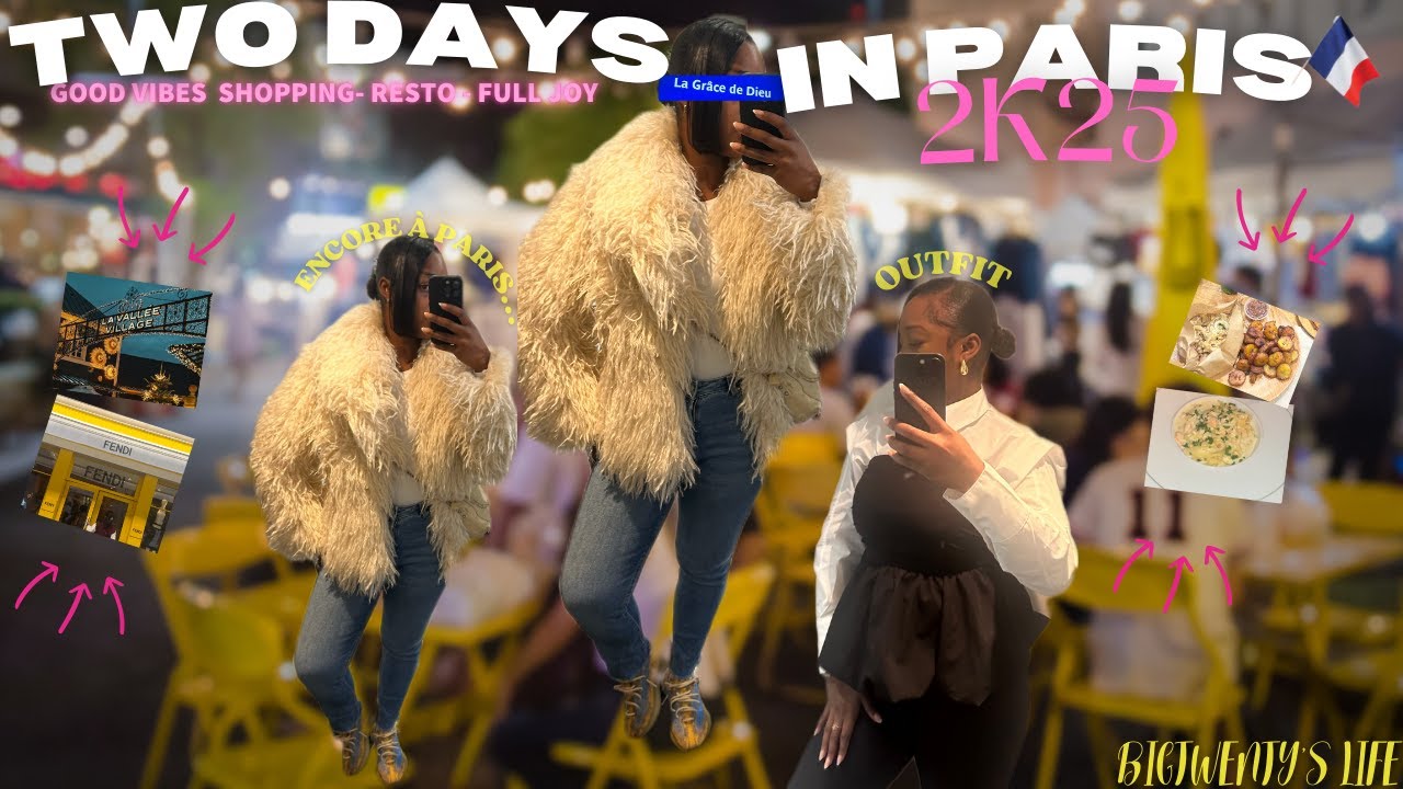 TRAVEL VLOG EP 04: Une belge qui ne se lasse pas d'aller à PARIS ! (Bonne année 2K25 quand même 🤍)