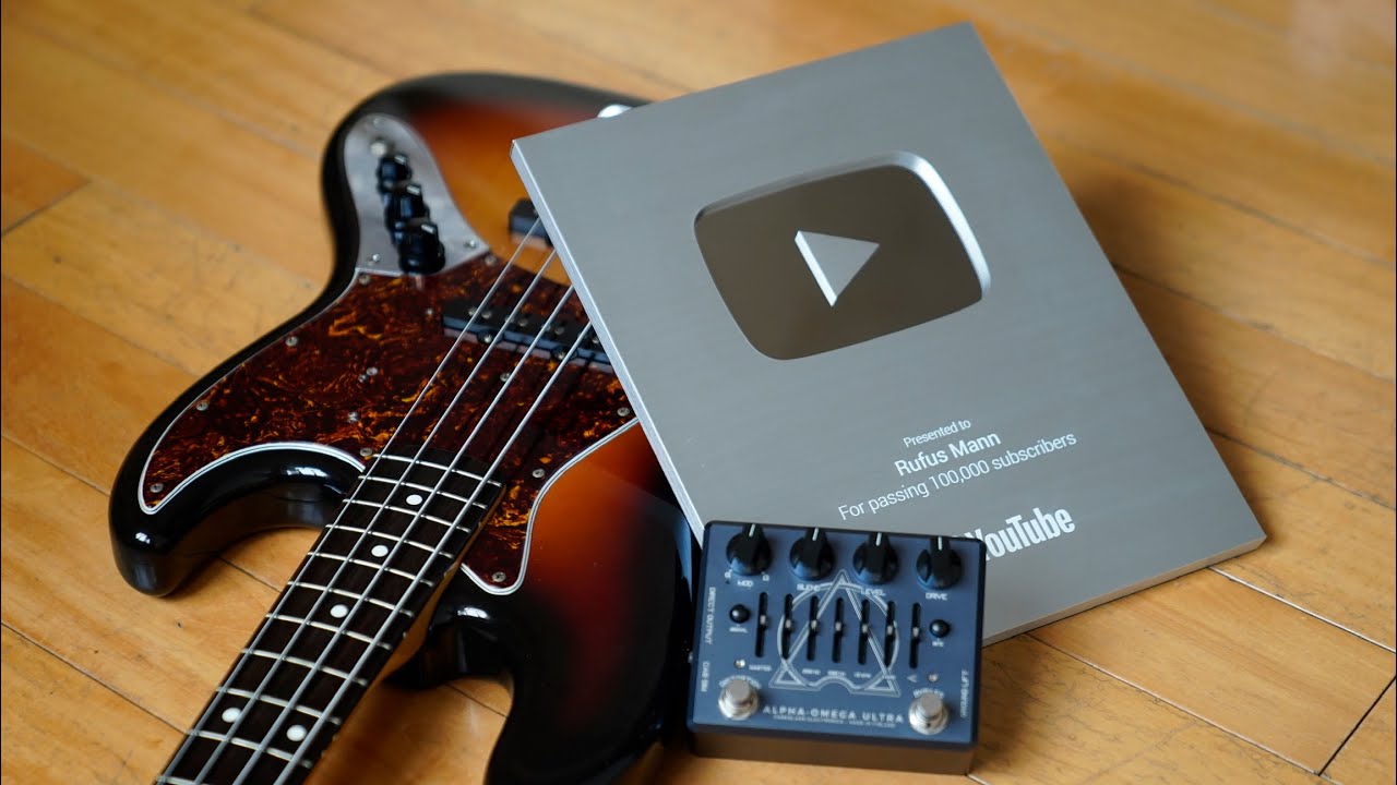 Giving away my Darkglass + Jazz Bass + 100k YouTube play button... 🎁