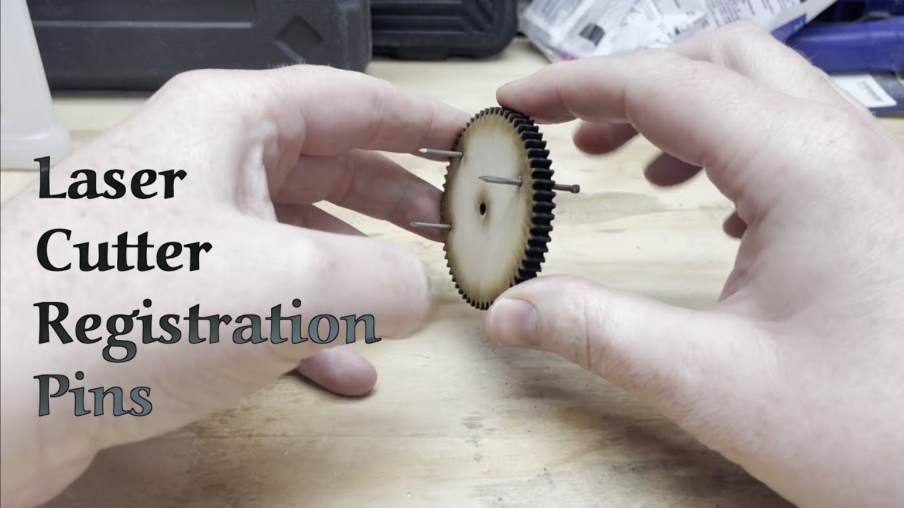 Laser Cutter Registration Pins