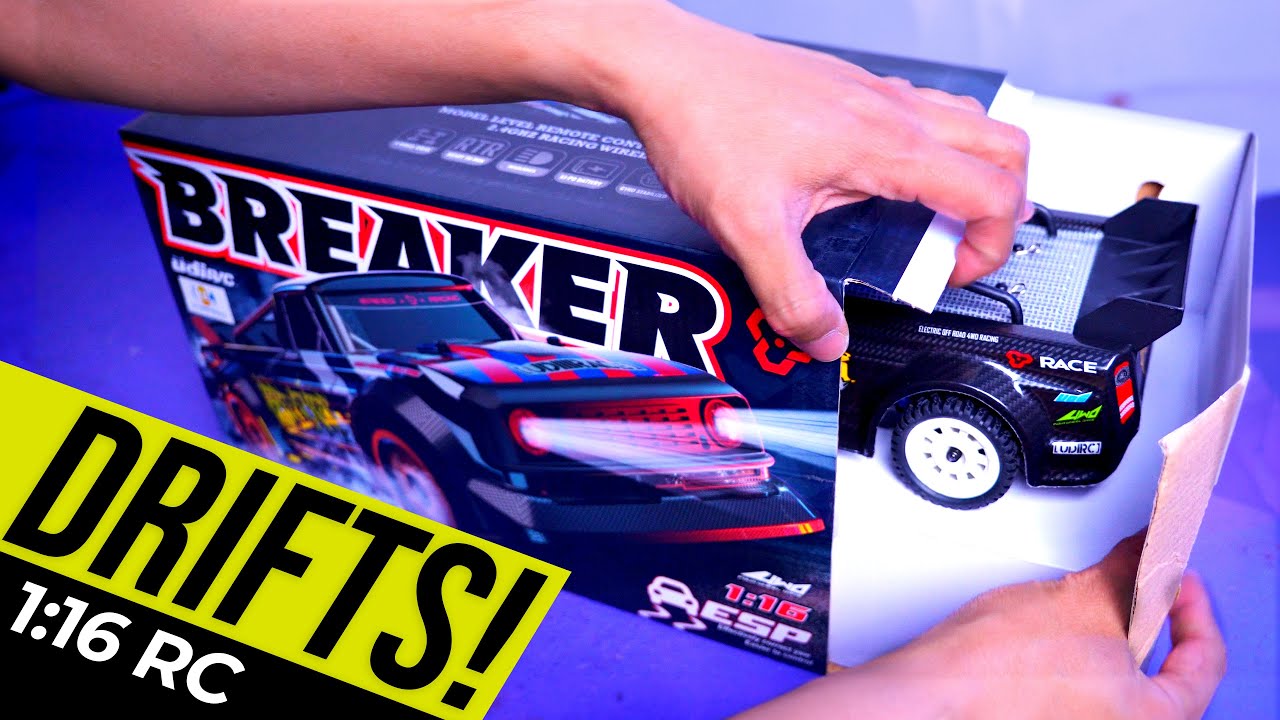 Cheap 1:16 Scale 4WD Drift RC Car - UDI Cheerwing Breaker Small Truck 2.4GHz from Amazon [Under $70]