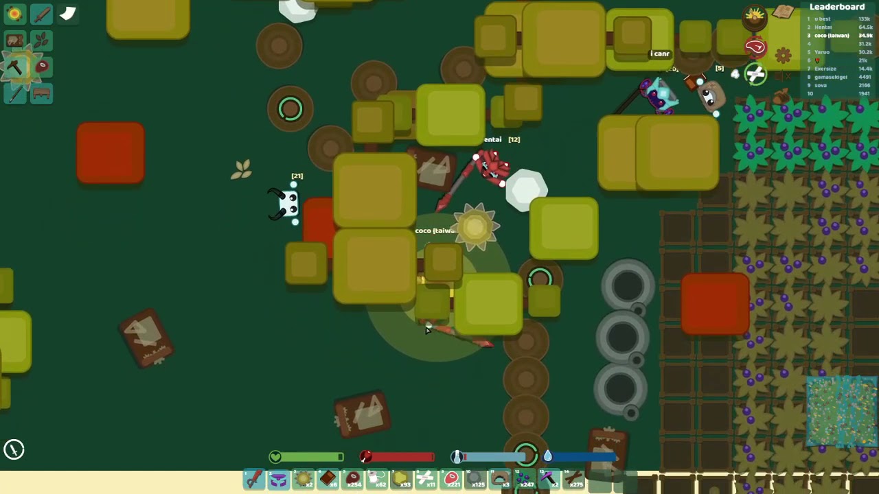 Starve.io Killing moe foes