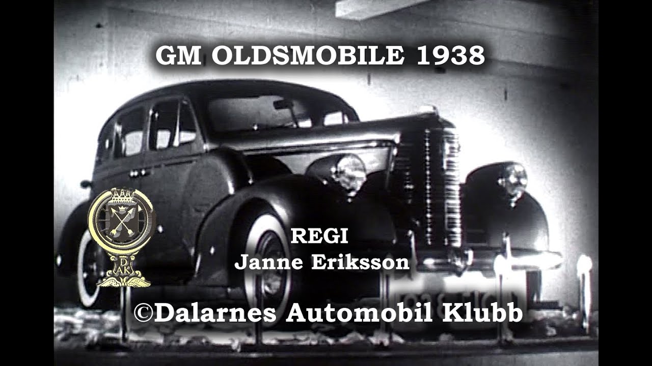 GM OLDSMOBILE 1938. från D-A-K`s filmarkiv