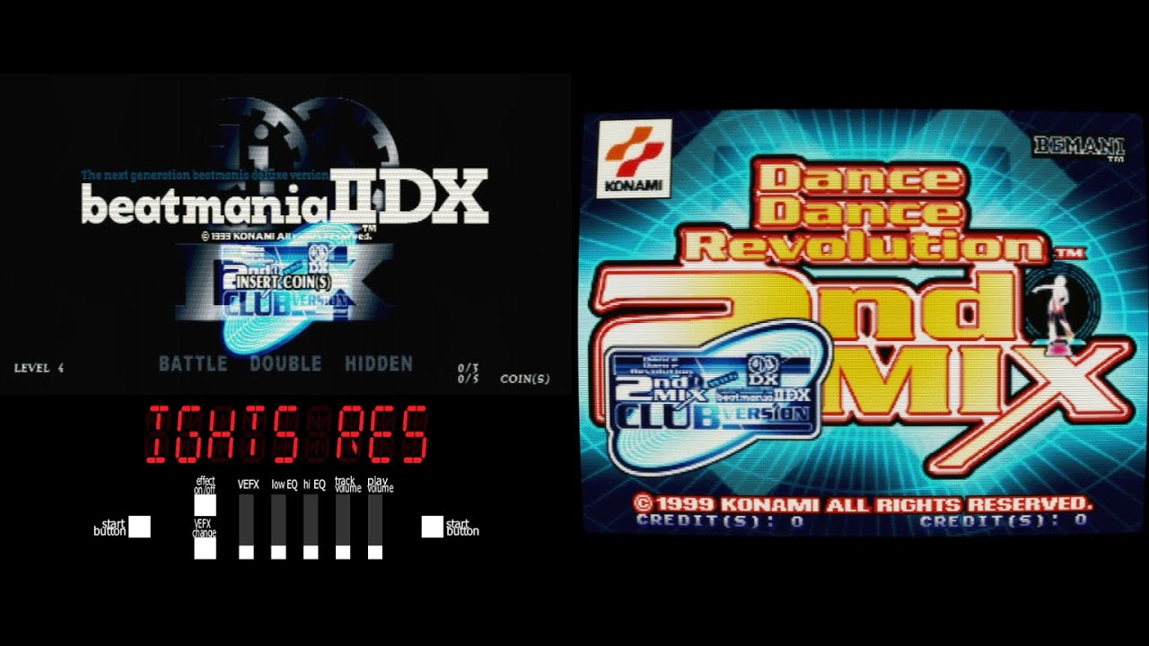 [Arcade Play Sample] DDR 2nd MIX & beatmania IIDX CLUB VERSION / 클럽 버전