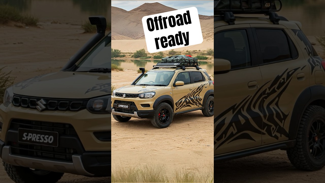 Spresso suspension upgrade concept designs #spresso #modifiedcarsindia #modifikasi #automobile