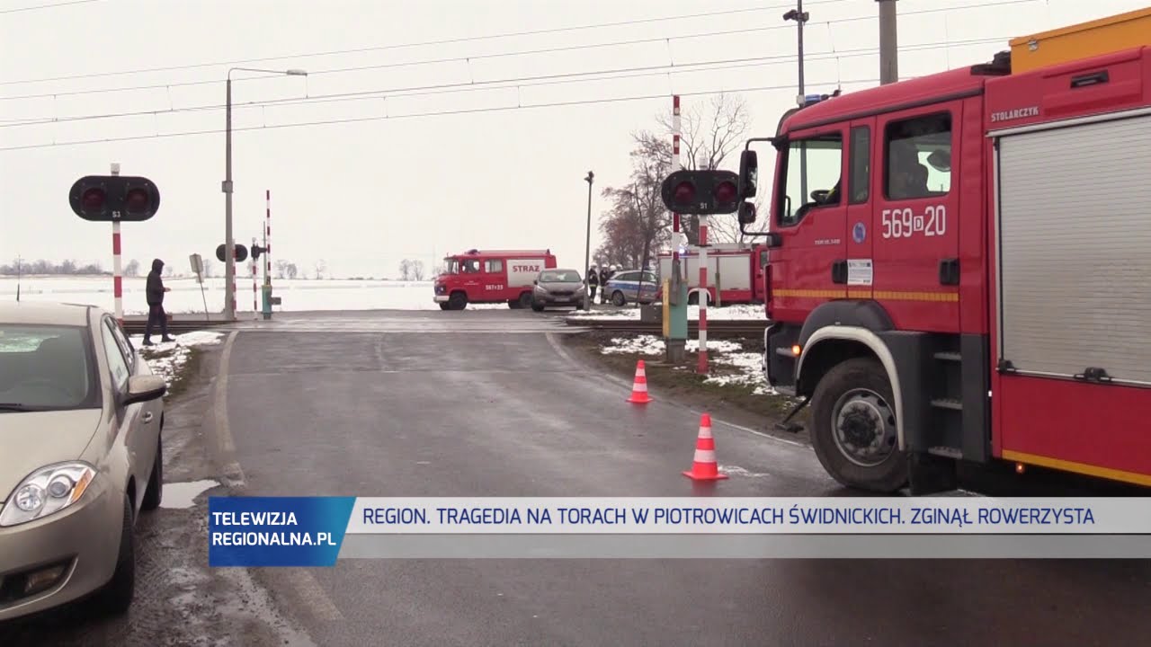 REGION. Śmiertelne potrącenie rowerzysty na przejeździe kolejowym