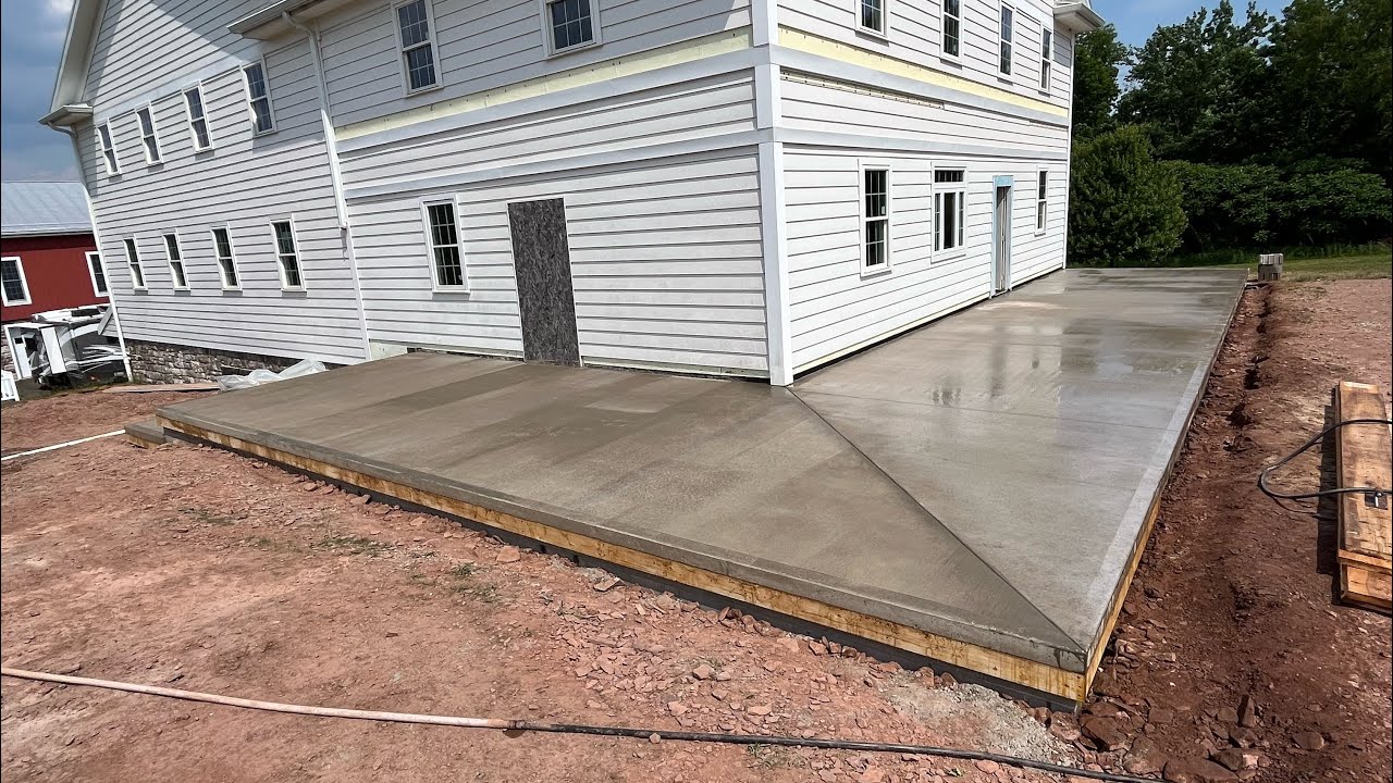 Pouring And Finishing A Concrete Porch