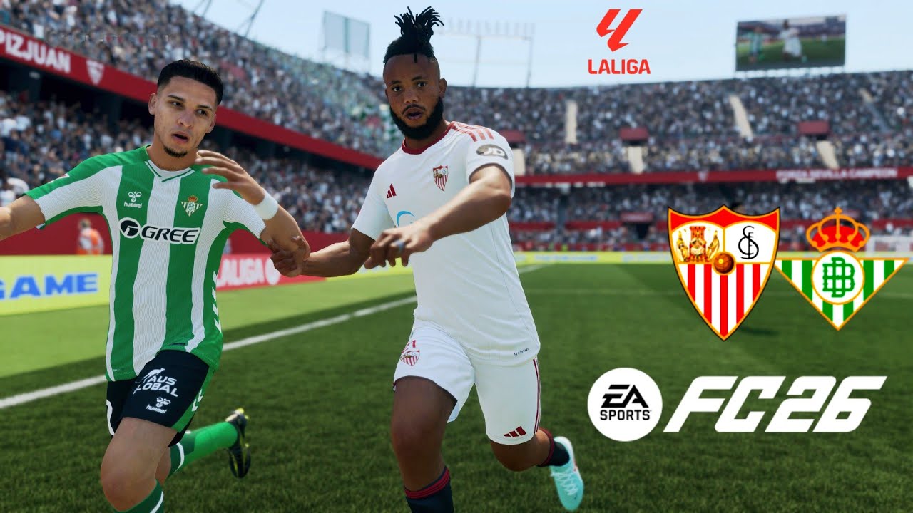 FC 26 - SEVILLA FC VS REAL BETIS - AUTHENTIC GAMEPLAY - LA LIGA 25/26 -ESTADIO RAMÓN SÁNCHEZ PIZJUÁN