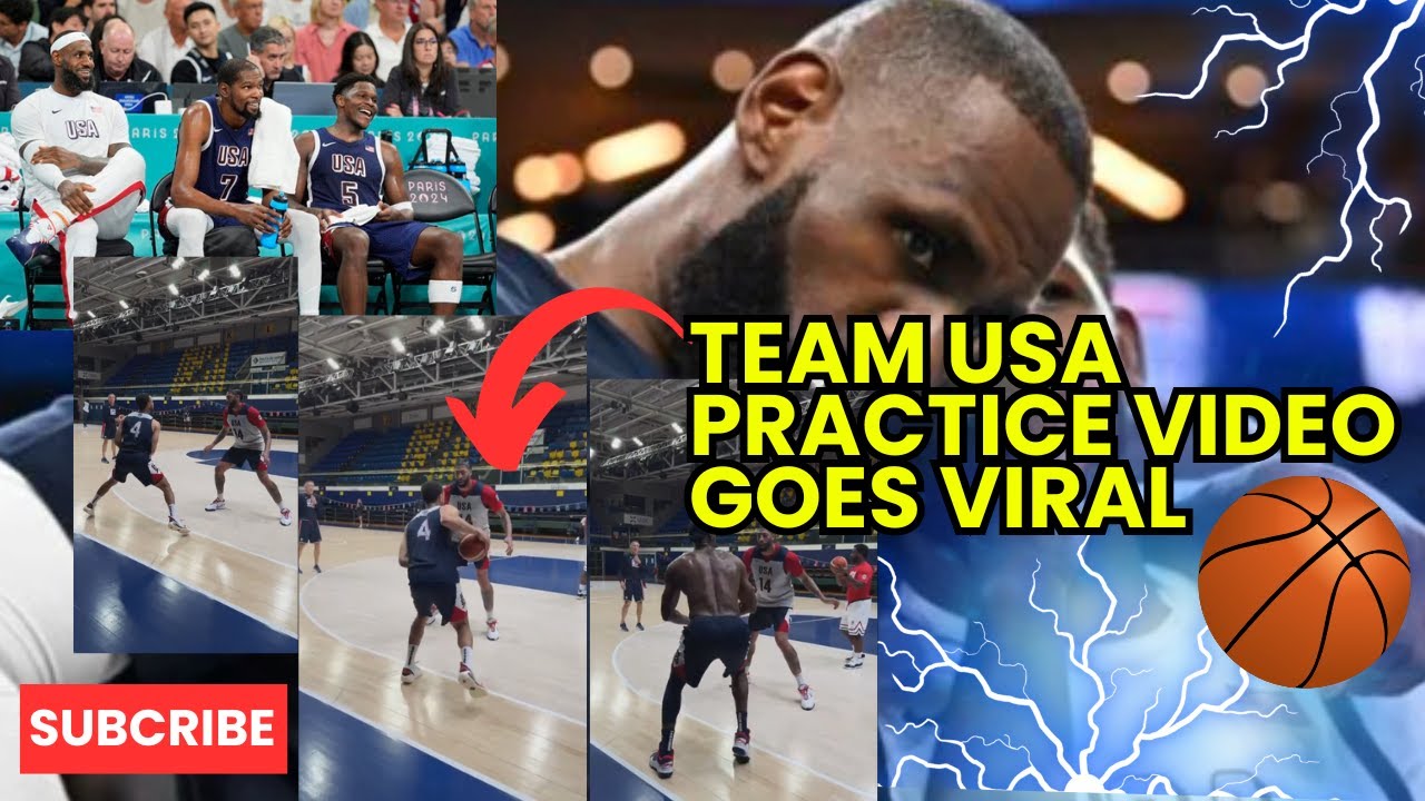 Team USA Practice Video Goes Viral Before Olympic Game Against Brazil
