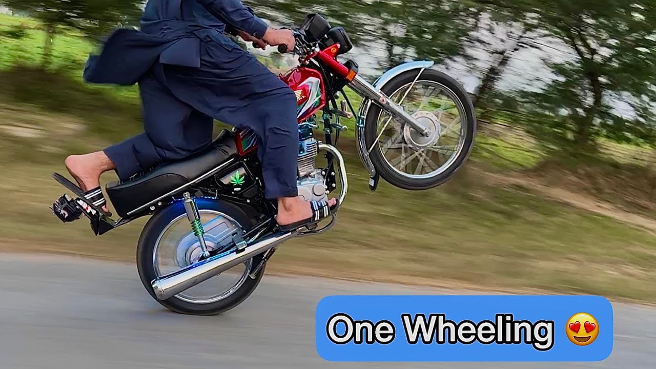 One Wheeling Videos | Without Music | 2018 Model 125 & 2023 Model 125 | Ahmad shah