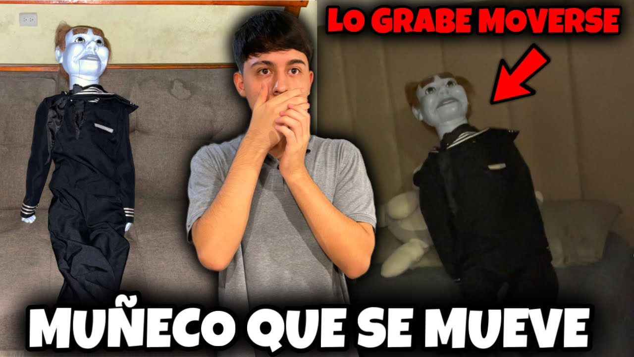 ME LLEGO UN *MUÑECO DE LA DEEP WEB* A MI CASA Y LO GRABE MOVERSE… 😨 *Terrorifico*