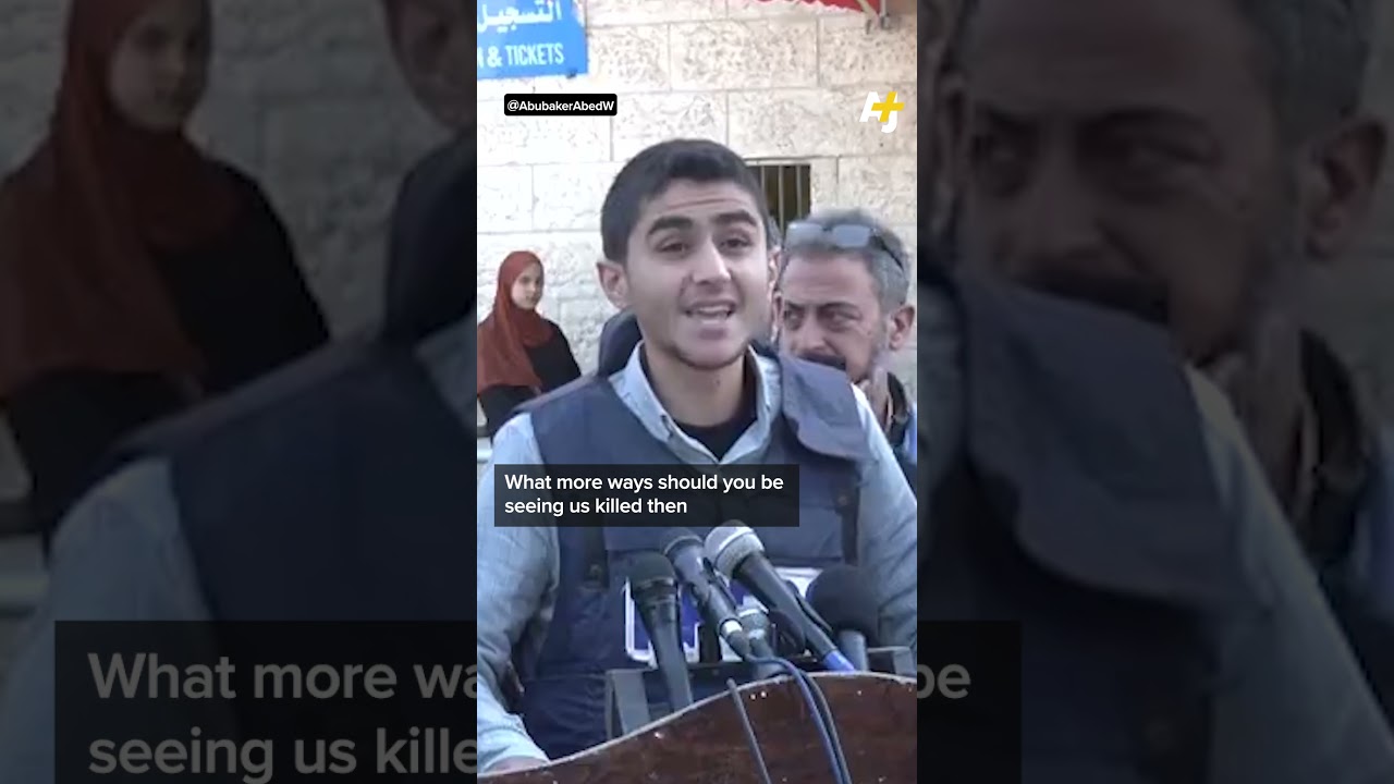 Palestinian journalists have a message for the world