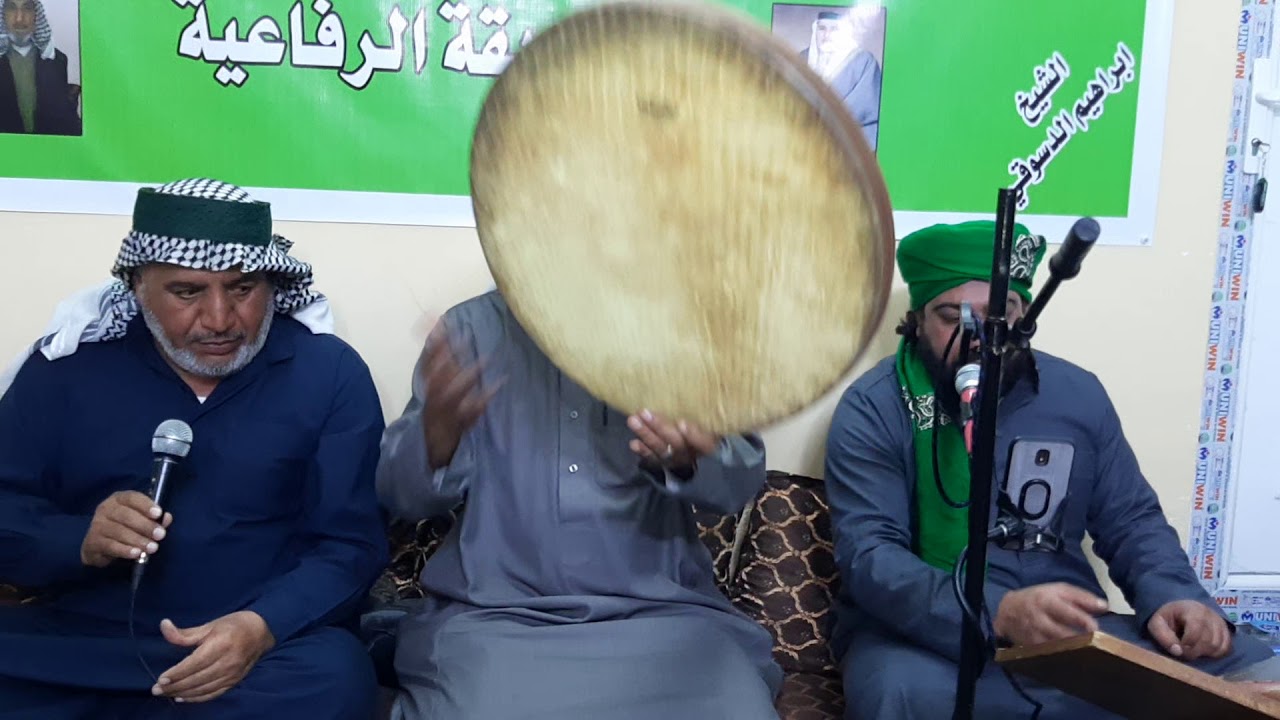 المداح عبد الستار ياسين في تكيت سيد حسسن العبد جدو لرض المدينه