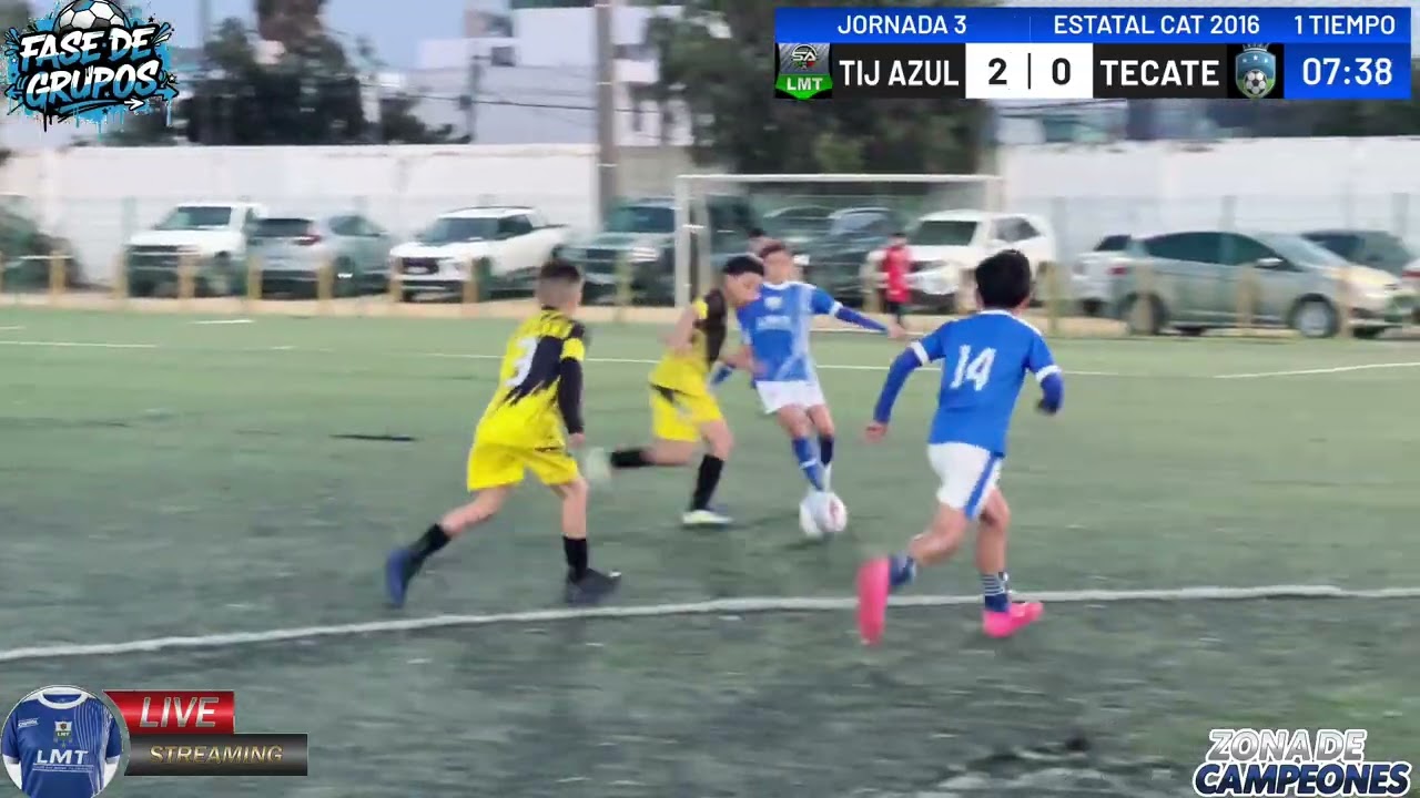 Tijuana azul vs Tecate J-3 Estatal categoría 2016🔥⚽️