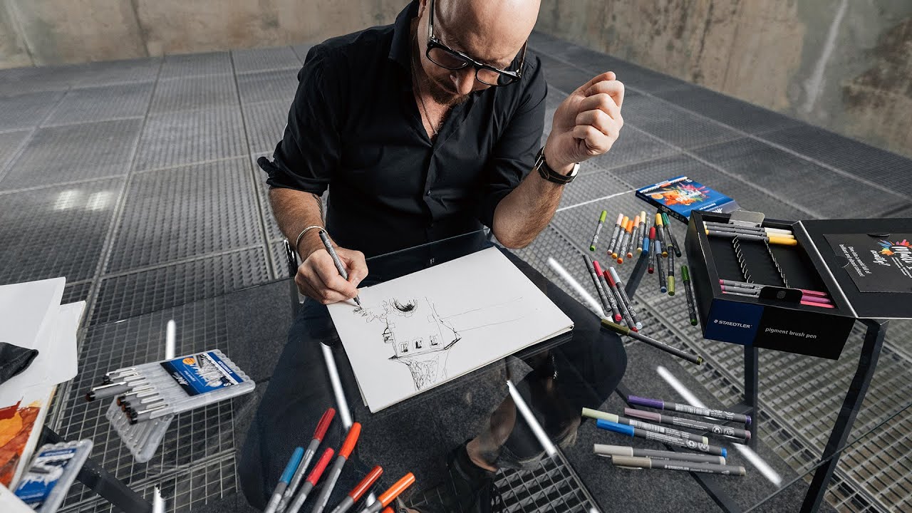 Artist Series - Premium India ink pens with assorted tips | STAEDTLER