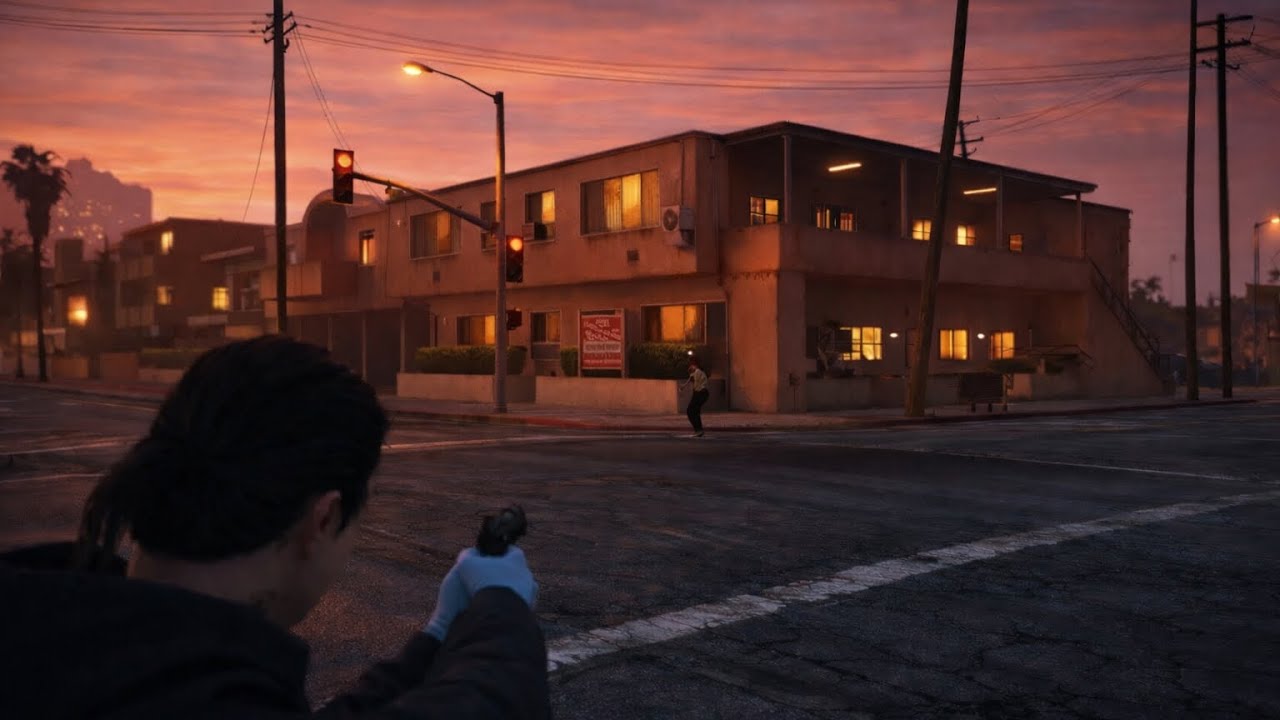 I catch a opps outside in gta