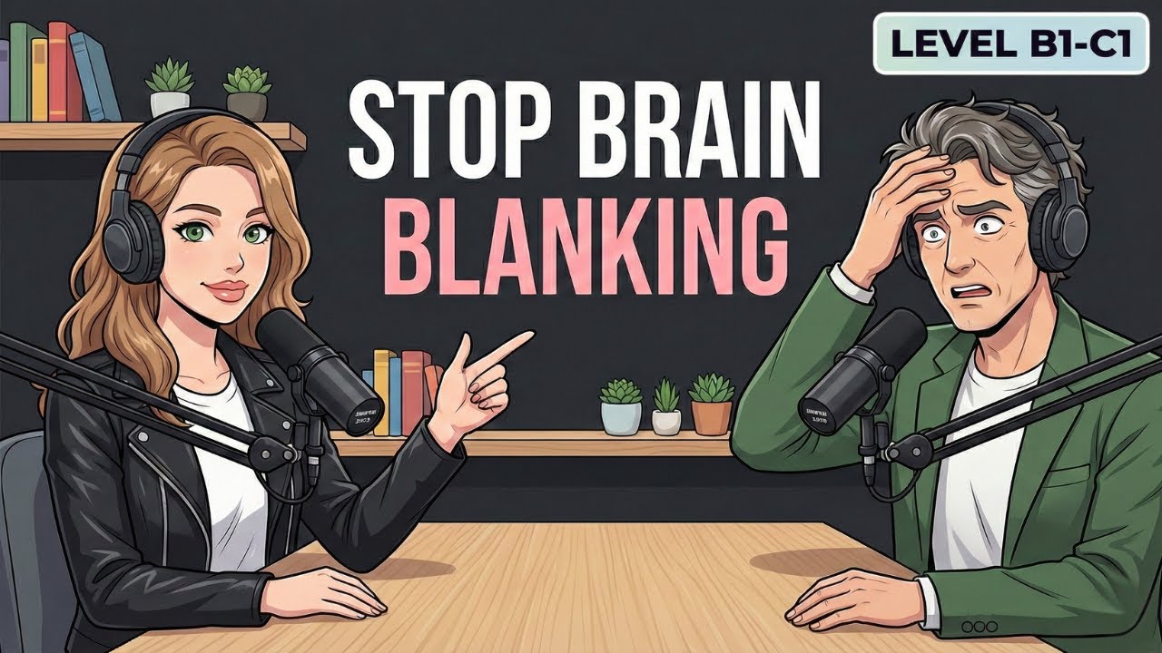 English Podcast for Easy English Conversation | Why Your Brain Goes Blank Under Pressure