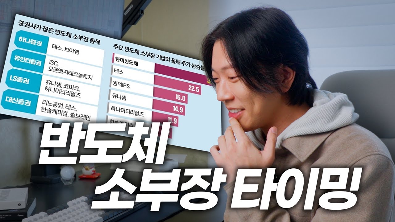 돈깡님 보기엔 소부장 어때요?