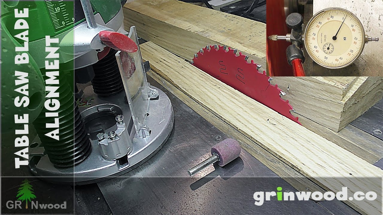 🟢 Table Saw Alignment for Perfect Clean Cuts