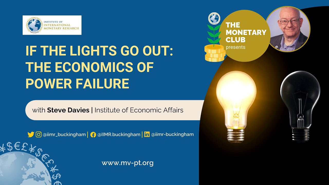If the lights go out: the economic implications of power failure. With Steve Davies