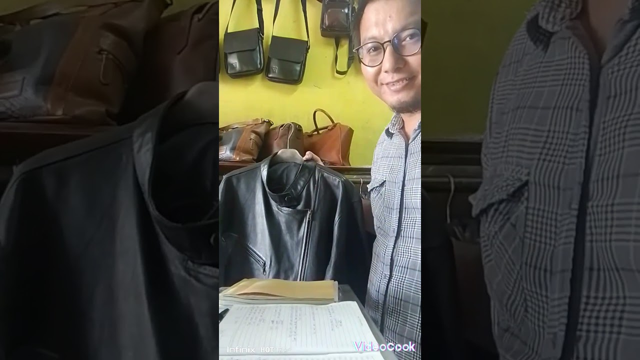 review jaket kulit setelah reparasi di ALC Pramuka raya jakarta pusat.