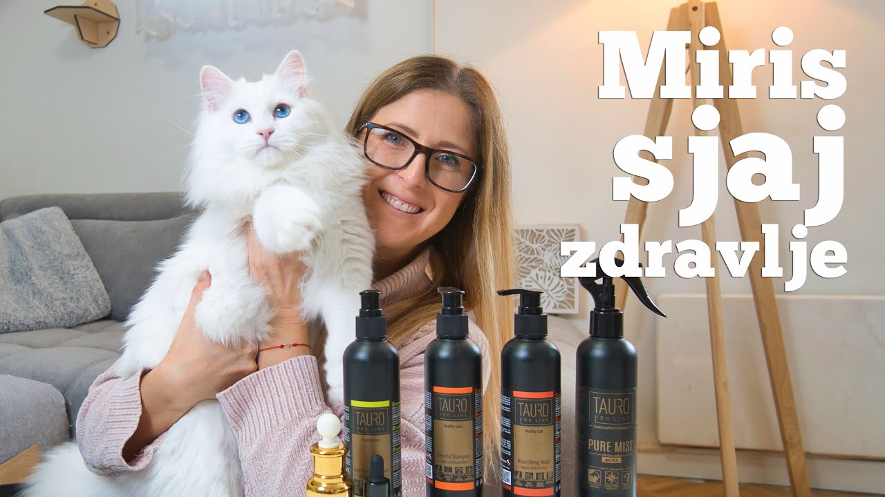 Da vam mačke mirišu, sijaju i budu zdrave, kozmetika za mačke Tauro Pro Line
