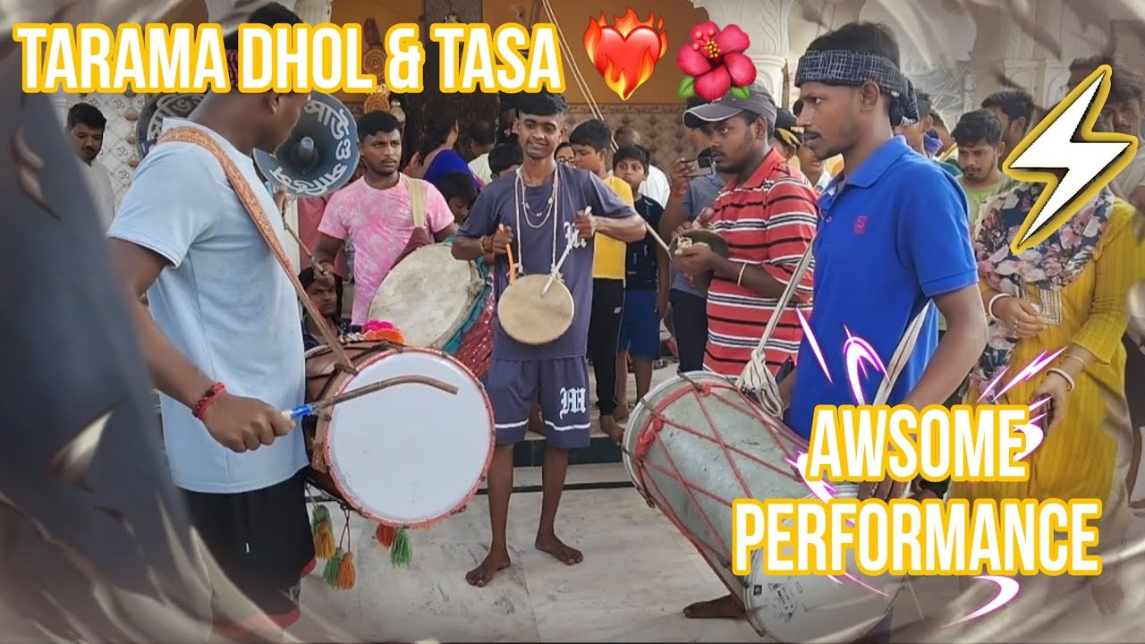 TARAMA DHOL & TASA 🎹🌺❤️. AT NABADWIP KALI PUJA-NABARATNA CLUB💫. PLAYED-AMAR MAYER PAYER JOBA HOYE🌺✨.