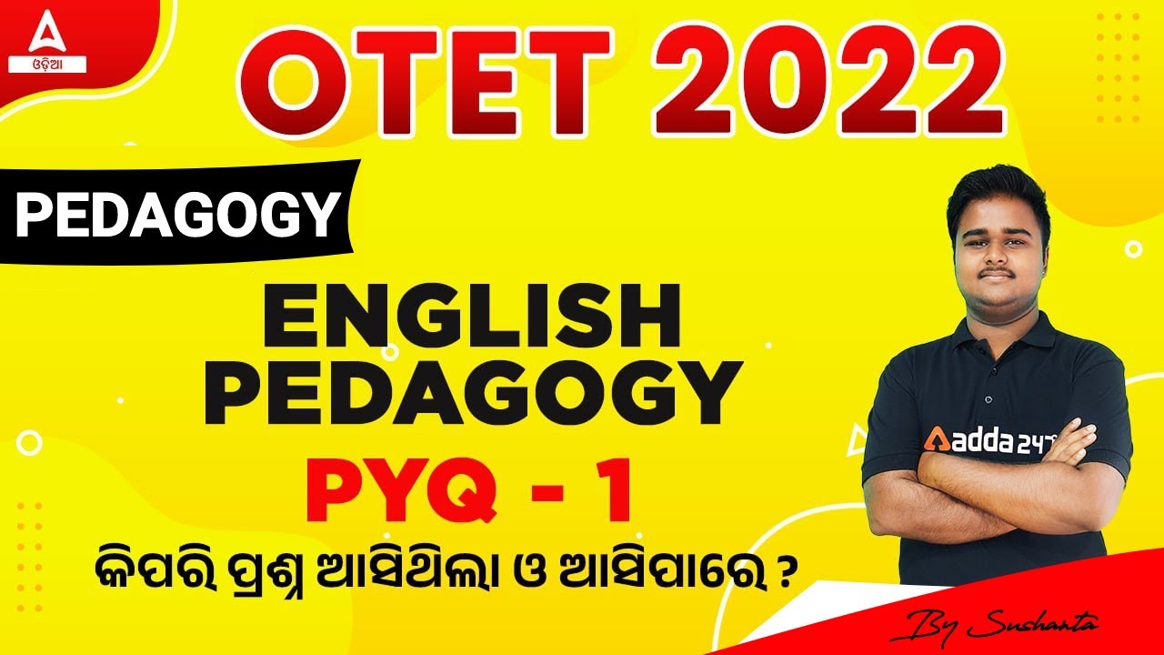 Odisha TET 2022 | English Pedagogy Class | Previous Year Questions #1
