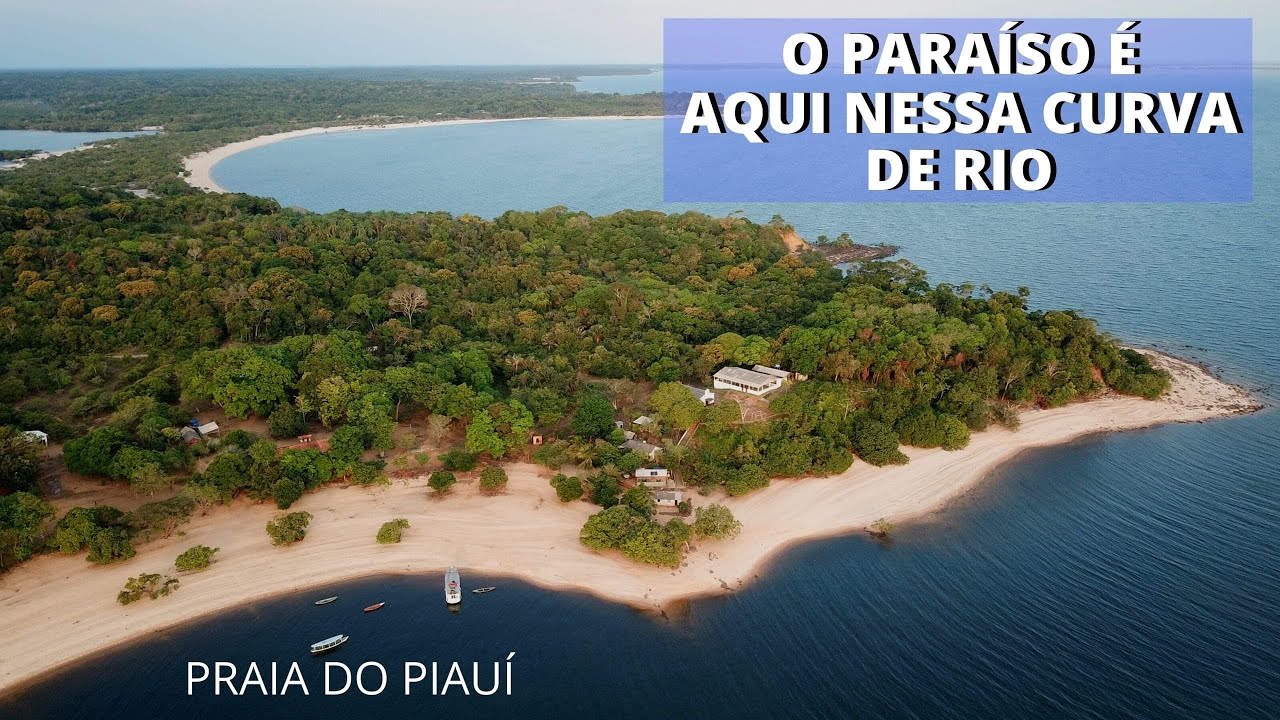 Passeio pela praia do Piau&iacute;, uma comunidade ribeirinha no Rio Arapiuns