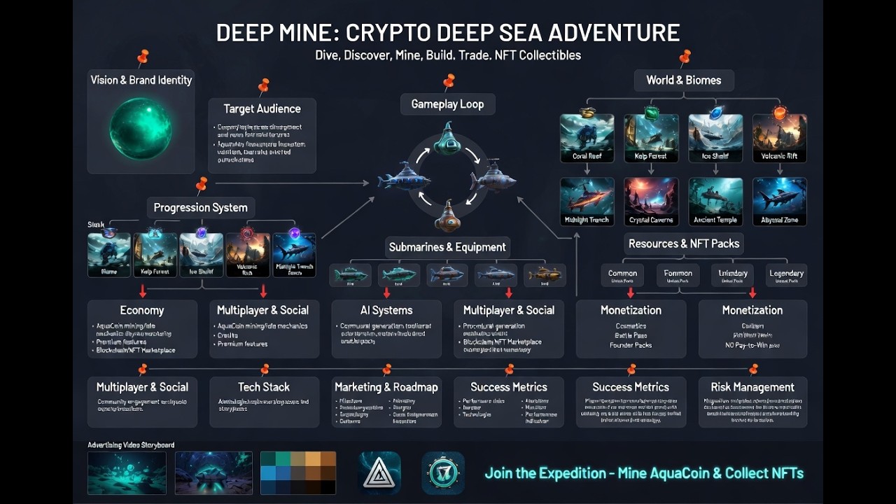 Crypto Deep Sea Dive Pack Opener Concept Crypto Miner Game (CAN DEVS DO THIS!?)