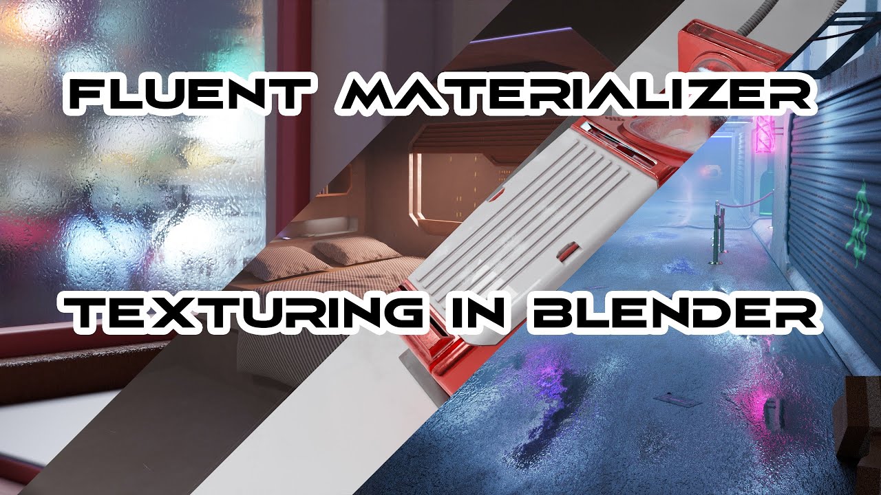 Fluent Materializer - Procedural Texturing In Blender - Intro