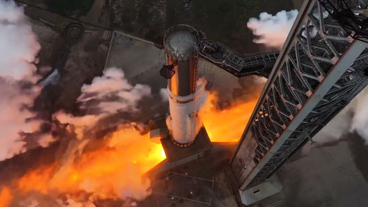 STATIC FIRE! SpaceX Performs a 33 Engine Static Fire Test on Booster 19 ahead of Flight 12